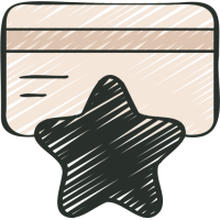 pictogramme d'une carte de fidélité