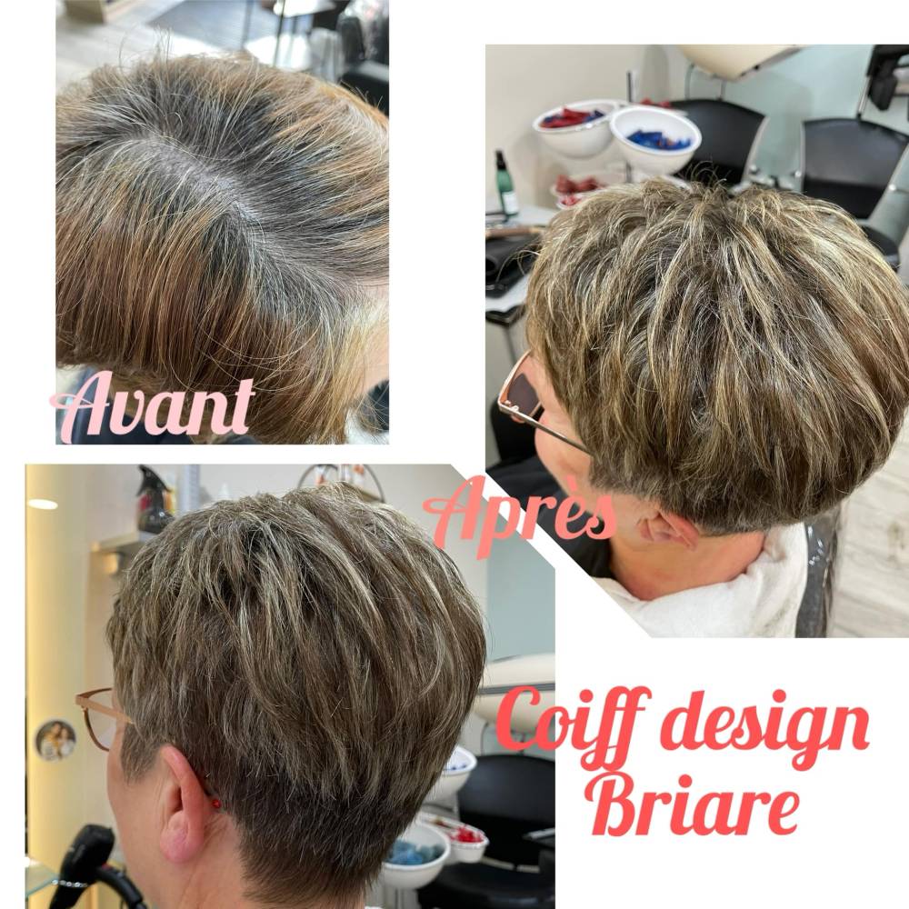 mèches sur cheveux courts